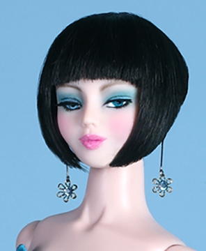 Black Wig - Vita - Elegance (Doll not included)
