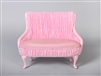 PRINCESS LOVESEAT- PINK (Perfectly scaled for Vita and most 16" Fashion Dolls)