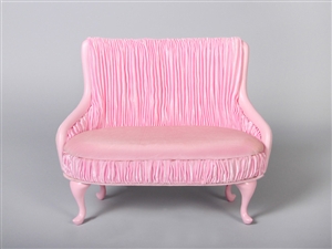 PRINCESS LOVESEAT- PINK (Perfectly scaled for Vita and most 16" Fashion Dolls)