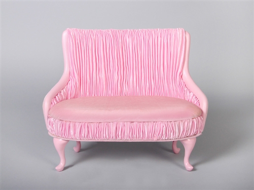 #28556 PRINCESS LOVESEAT- PINK (Perfectly scaled for Vita and most 16" Fashion Dolls)