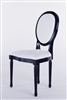 $28806 Louis XVI Style Chair - Black Lacquer