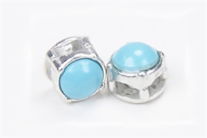 MICRO LINX - PEARL TURQUOISE / SILVER BEZEL