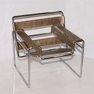 #28516 Tubular Chair - Antique Bronze (Perfectly scaled for Vita and most 16" Fashion Dolls)