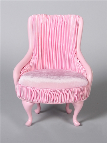 #28555 PRINCESS CHAIR- PINK (Perfectly scaled for Vita and most 16" Fashion Dolls)